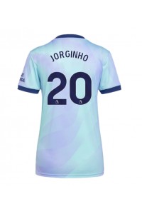 Arsenal Jorginho Frello #20 Voetbaltruitje 3e tenue Dames 2024-25 Korte Mouw